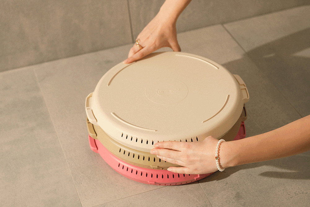 open and close pizza box PIZZycle innovative lock design with storage container